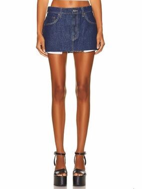 Mother Denim Micro Skirt